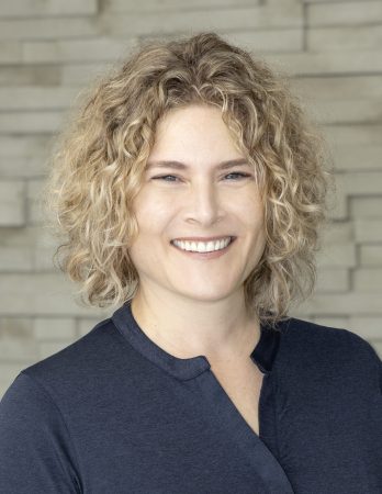 headshot of woman with blue shirt north river ranch