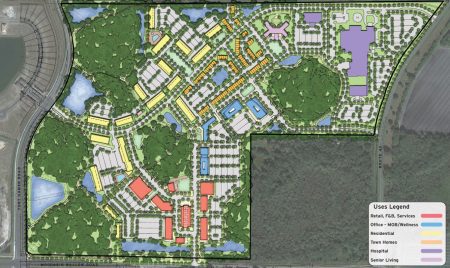Conceptual Village Center Site Plan North River Ranch